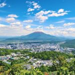 美しい日本の絶景スポットを楽しむ風景